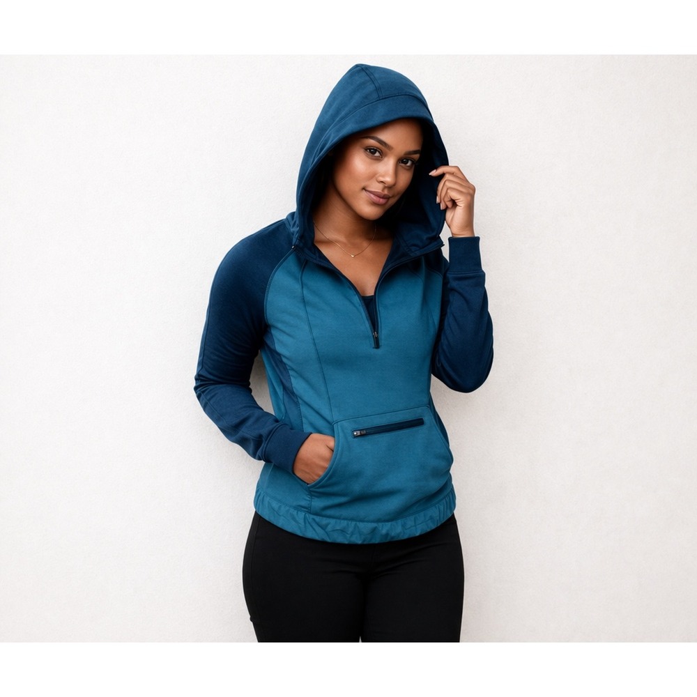 Lululemon Let's Get Visible Hoodie‎ Jacket $228 Reflective Alberta Lake Blue 4